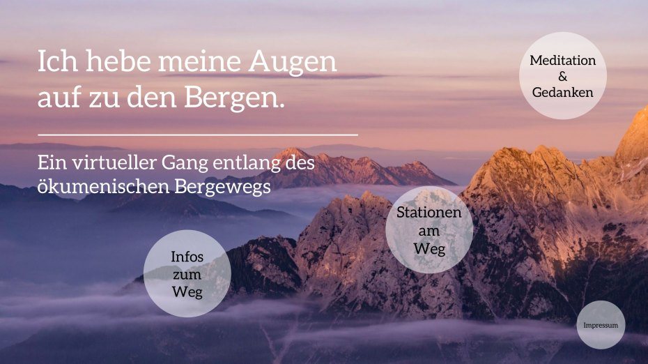 Präsentation des Bergweges auf prezi.com